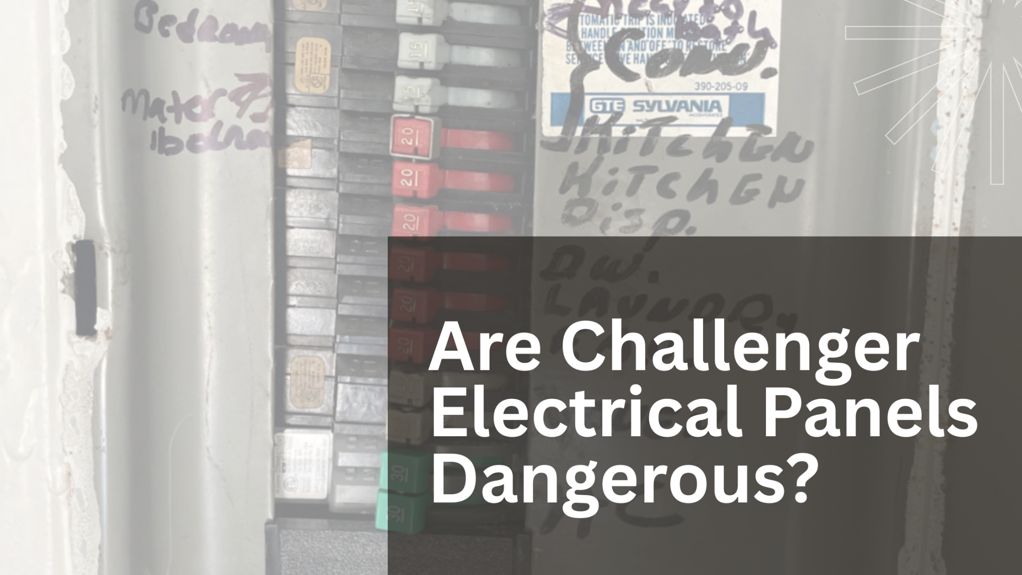 Are Challenger Electrical Panels Dangerous?