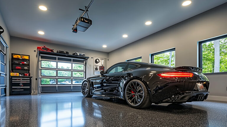 inside garage lights with sport scar